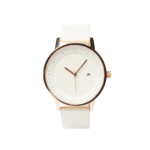 Earl Watch White Dial, 42mm Minimalist with Versatile Style